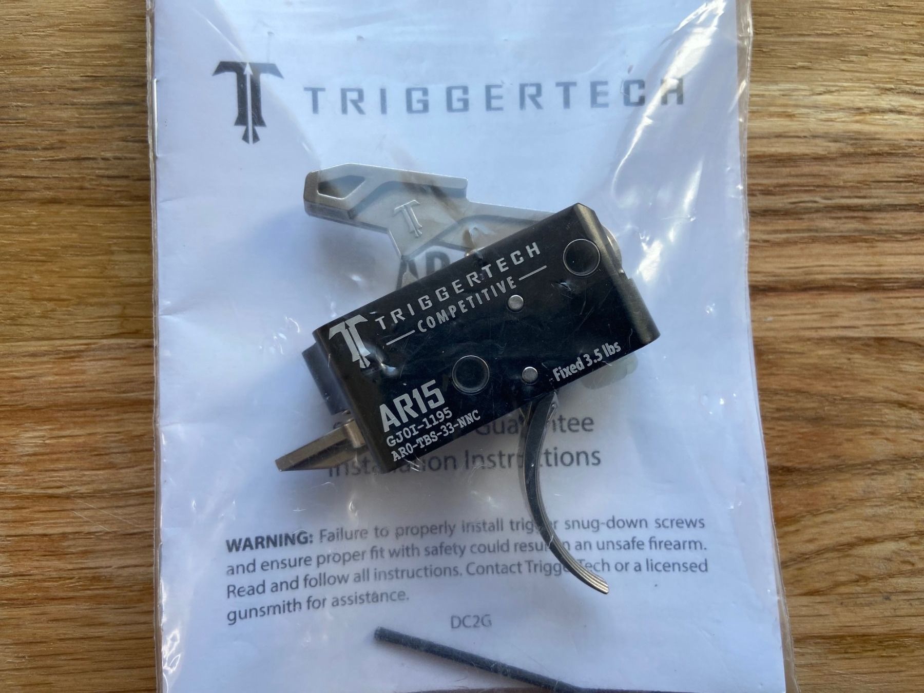 Tiro a segno: Abzug AR15 Triggertech Competetive (einstellbar) – Nuovo e nell'imballaggio originale da Grenchen venduto da chaga1234 1