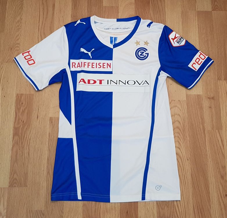 Maillot domicile Grasshopper Zurich 2014 2015 Puma Camiseta Mailot S