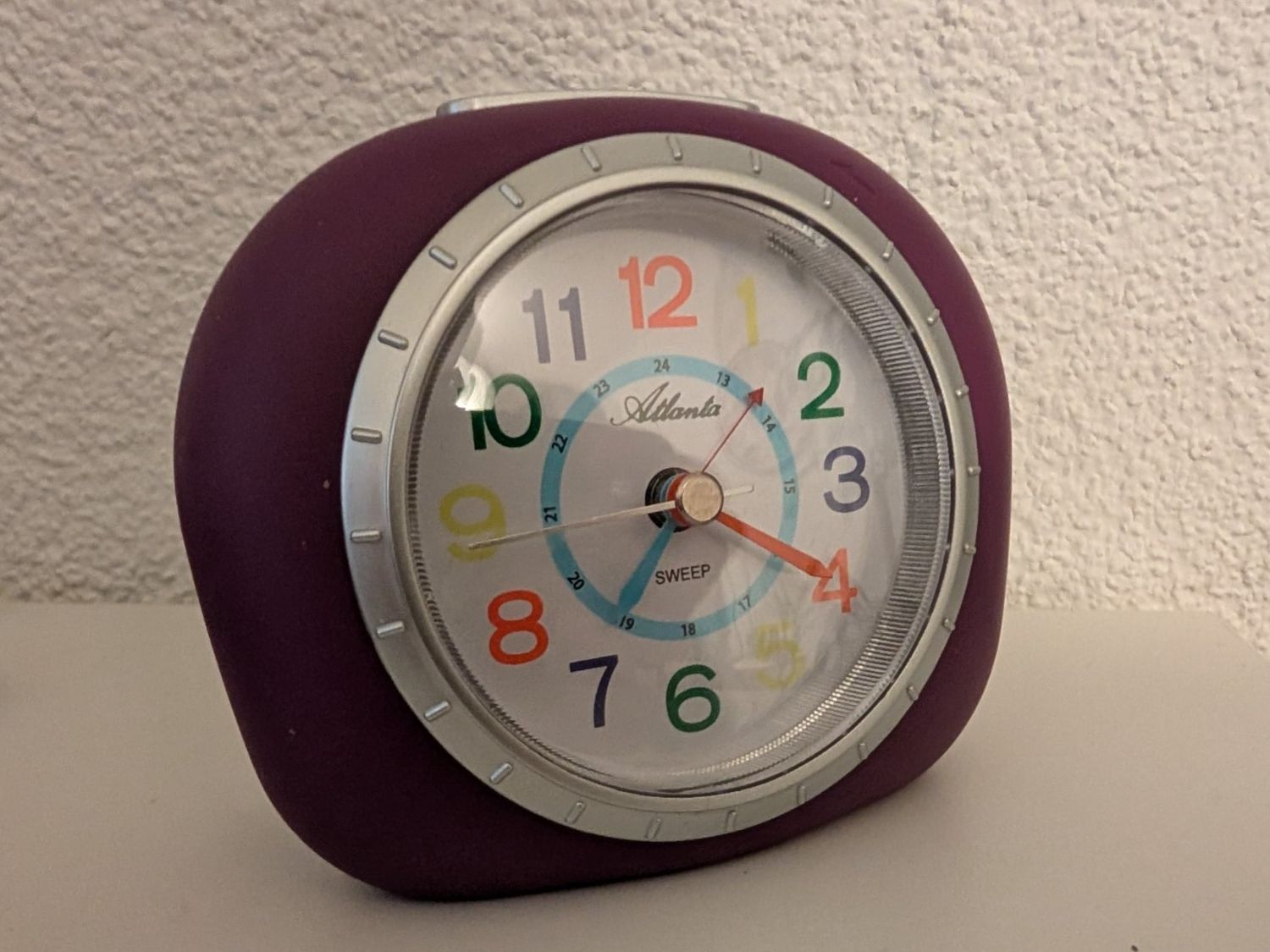 Wecker: Atlanta Kinderwecker Violett – Neu (gemäss Beschreibung) aus Aarberg von fosta 1