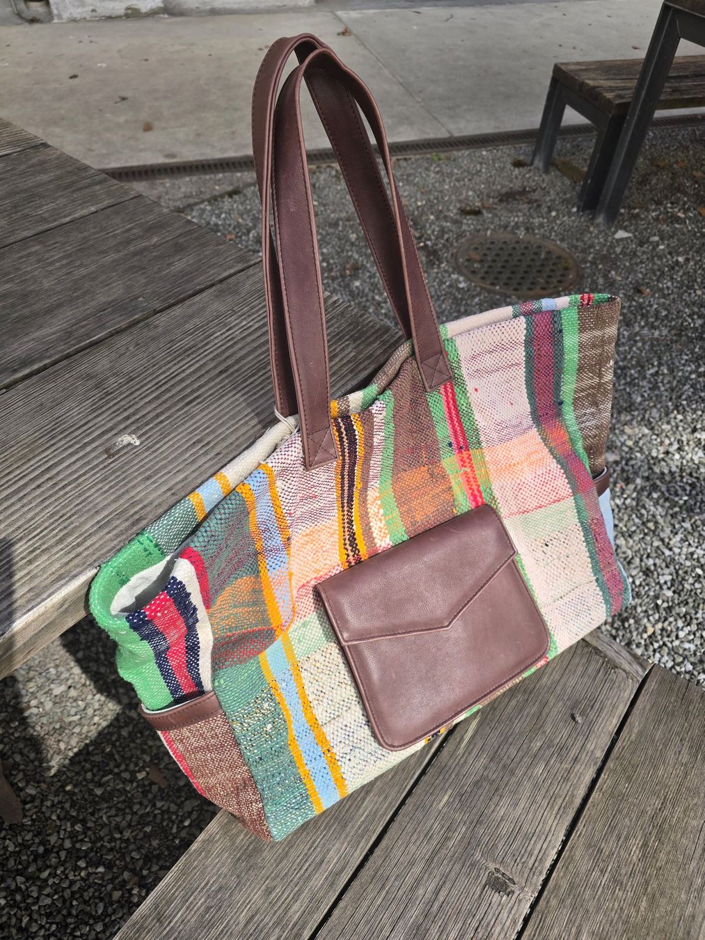 Borse da donna: Shoppertasche Berberstoff "Haik"-vintage – Nuovo (secondo la descrizione) da Romanshorn venduto da Rachacha