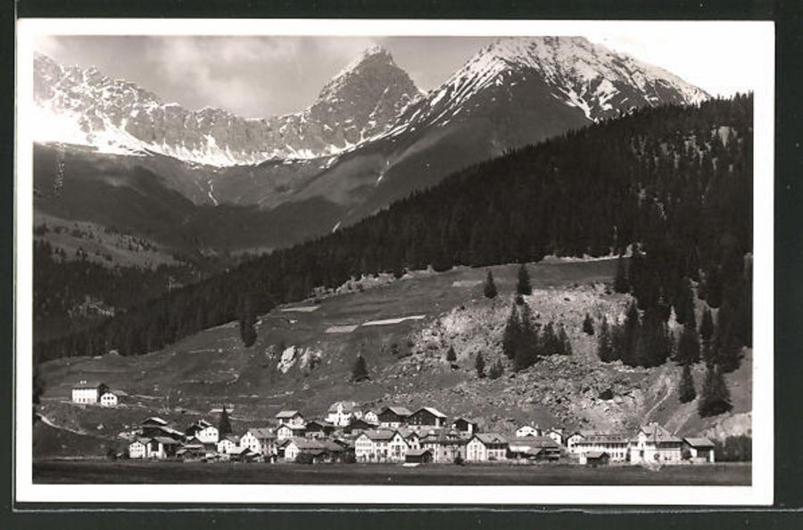 Cartoline postali: Roffna, Tinznerhorn, um 1935 – Usato da Frauenfeld venduto da POML