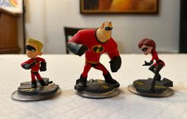 lot 3 Figurines Disney Infinity – Les Indestructibles