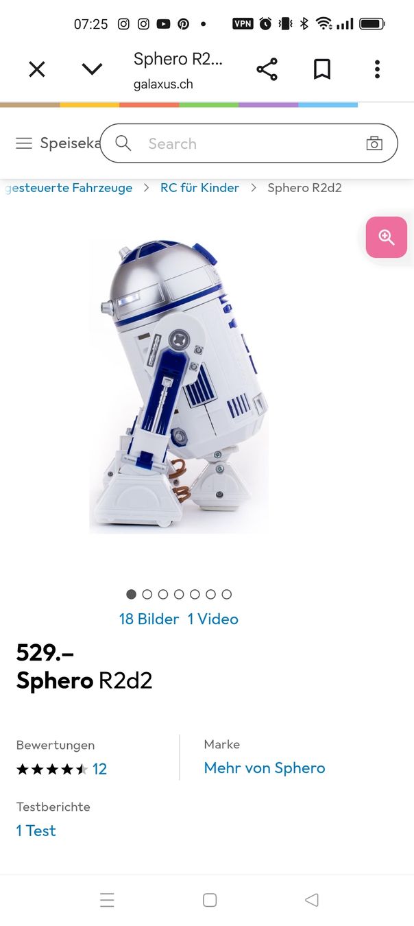 Star Wars Figurines: Star Wars R2-D2 Figur Robot sphero  – D'occasion à Bürglen TG par rehaso2214 5