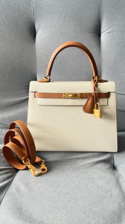 Hermes Kelly25 HSS CraieGold MattGhw Epsom Z OriReceipt