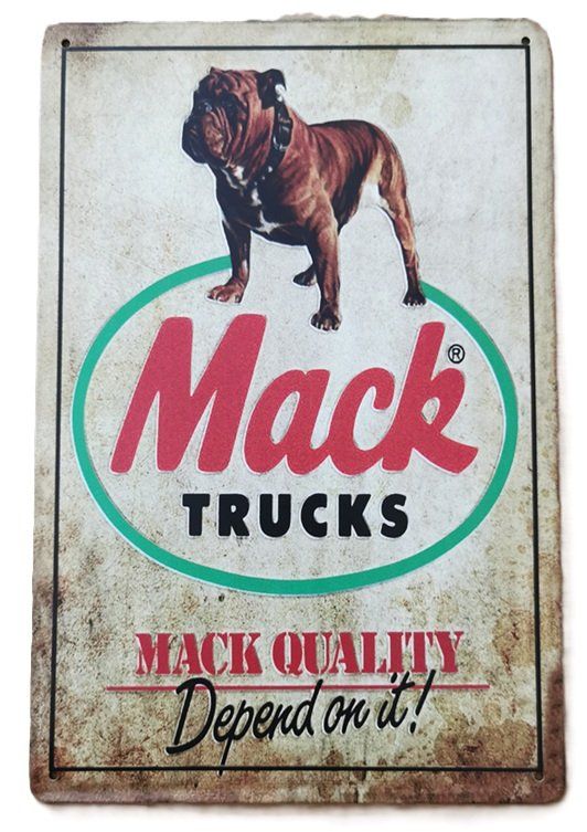 Insegne: MACK Trucks - Blechschild  (neu, OVP) – Nuovo e nell'imballaggio originale da Wilen b. Wollerau venduto da morethanmusic