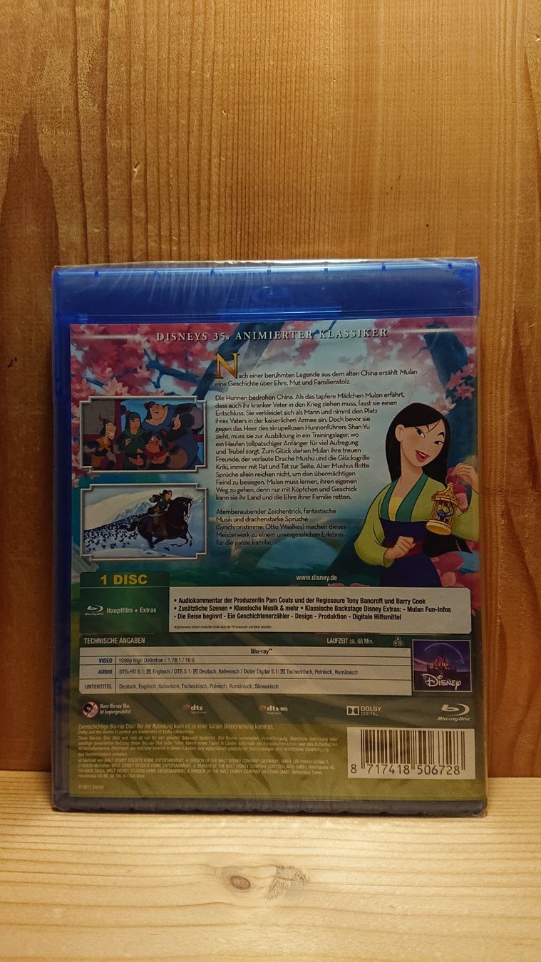 Tutti i DVDs: MULAN Blu-Ray Disney Classics 35 – Nuovo e nell'imballaggio originale da Wilderswil venduto da Exebub 1