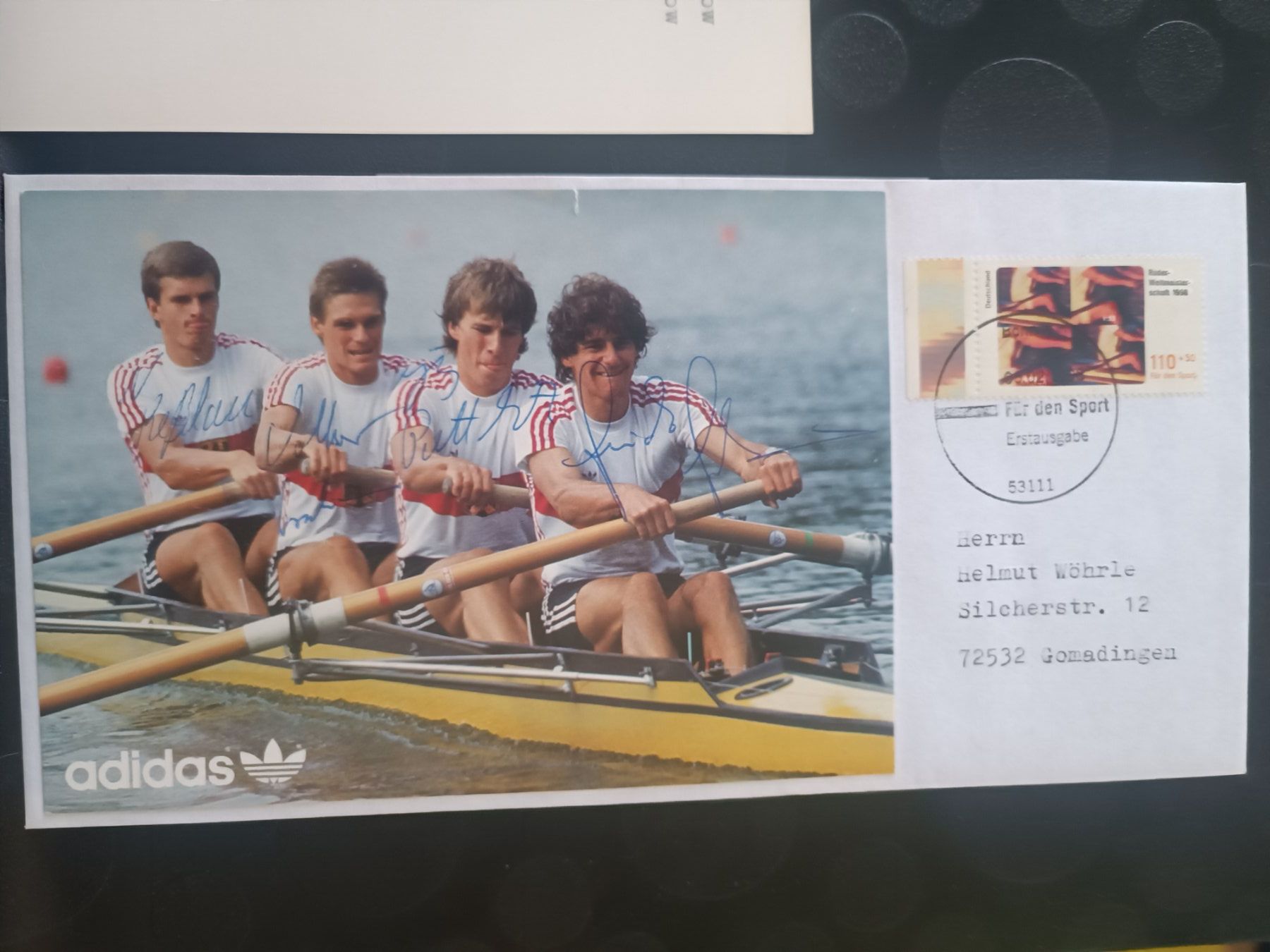 Autografi: Olympia Bronze 1988 - mit Sonderstempel FDC – Usato da Menziken venduto da Artographs