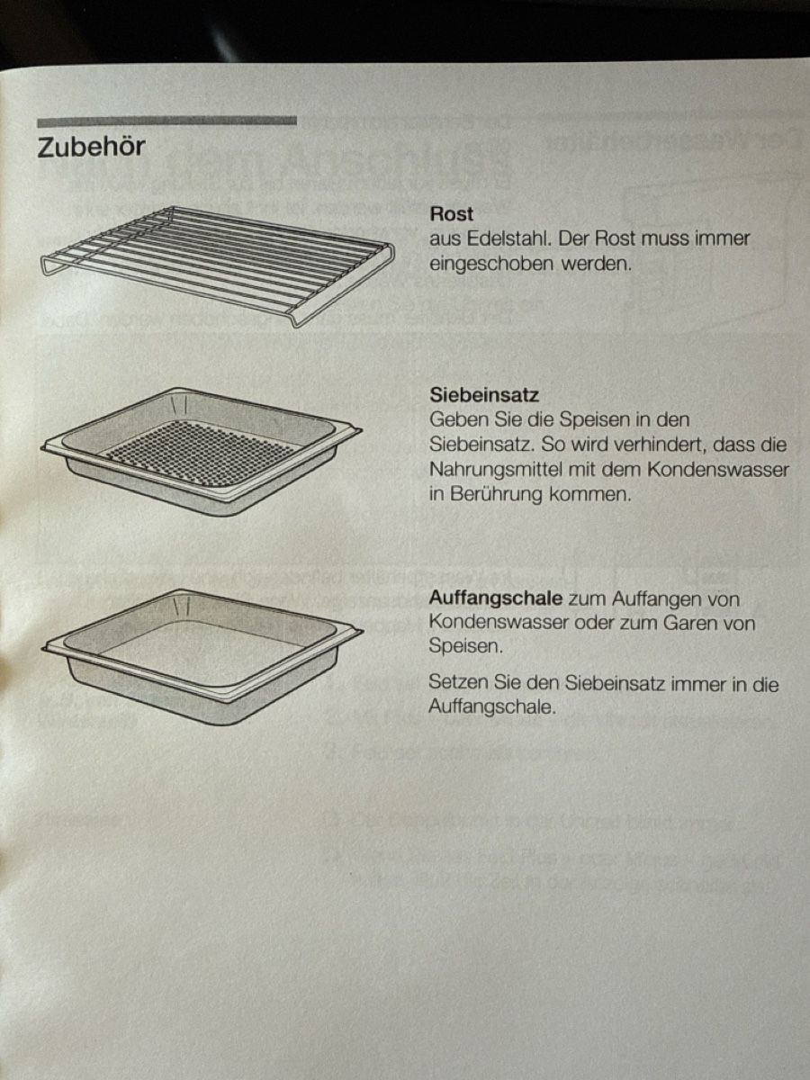 Siemens Appareils de cuisine: Siemens Einbau Dampfgarer – D'occasion à Bad Zurzach par bernerin13 5