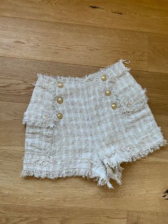 Original Balmain Tweed Shorts, Gr. 38/40