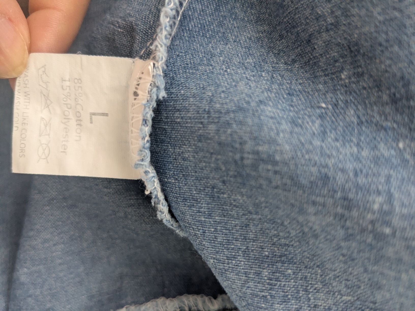 Kleider: Denim Kleid ärmellos Grösse L  – Gebraucht aus Rorschach von olg_5qq2 2