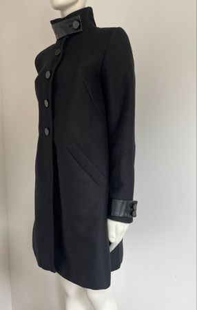 Eleganter Übergangsmantel, Grösse 36/38, schwarz