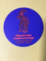 Bierdeckel Hornussen Hindelbank Hettiswil 1991 Motiv Tell