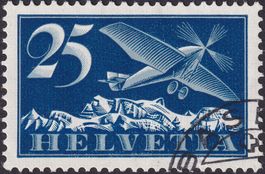 1934, F5z (geriffelt) von BASEL: tolle Stück, Kat: 90.-+