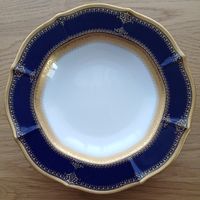 Noritake Teller "Inauguration" 5535 W73, Goldrand, Cobalt!