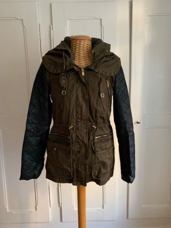 ZARA - Jacke olivgrün gefüttert S