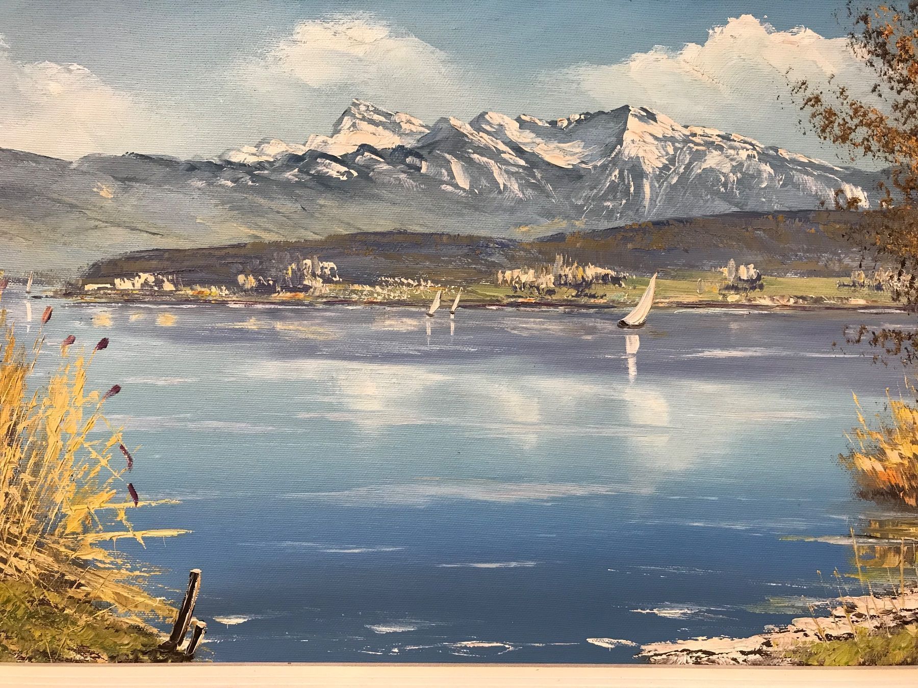 Tableaux: Öl Gemälde Signiert E. Burger  83x48cm – D'occasion à Zürich par Artnuvo 4