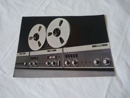 Revox Bandmaschine A77 A76 A78 Katalog Pospekt
