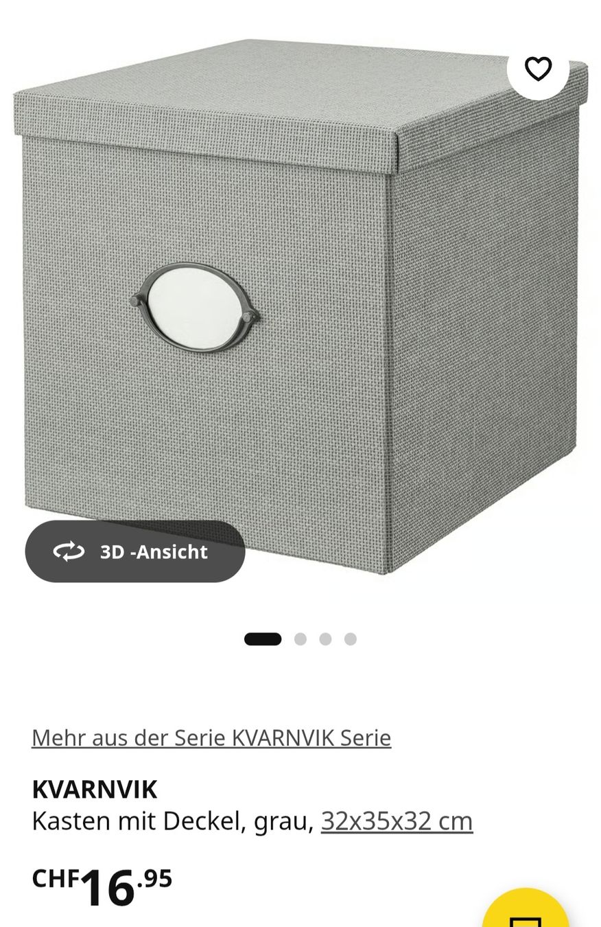 Transportkisten: Boxen Kvarnvik Ikea – Neu (gemäss Beschreibung) aus Birsfelden von aer_q78f 1