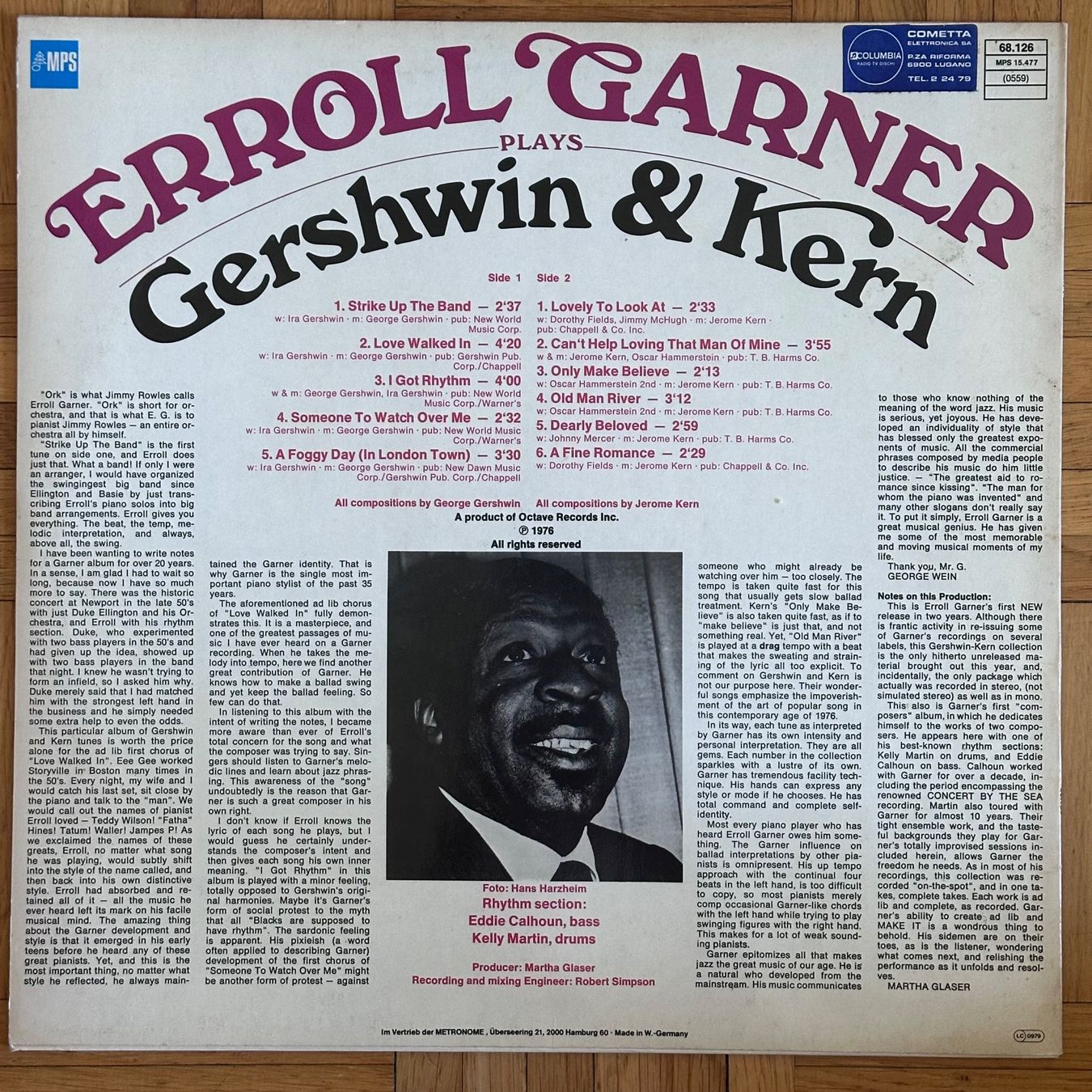 Dischi in vinile: LP - Erroll Garner - Erroll Garner Plays Gershwin And Kern – Usato da Breganzona venduto da Onairda75 1