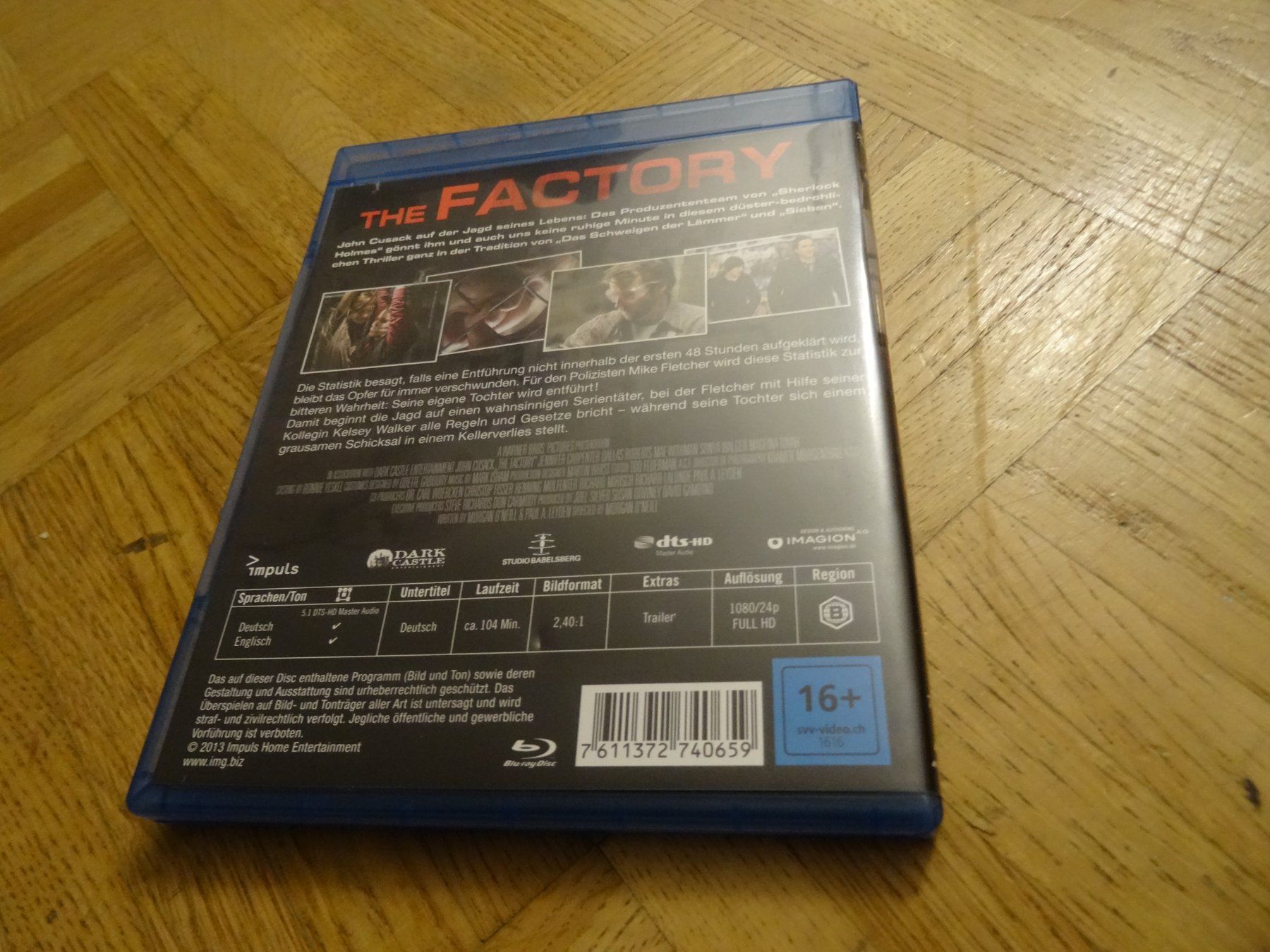 Tutti i DVDs: The Factory BLU-RAY – Usato da Olten venduto da Disc-Verkauf 2
