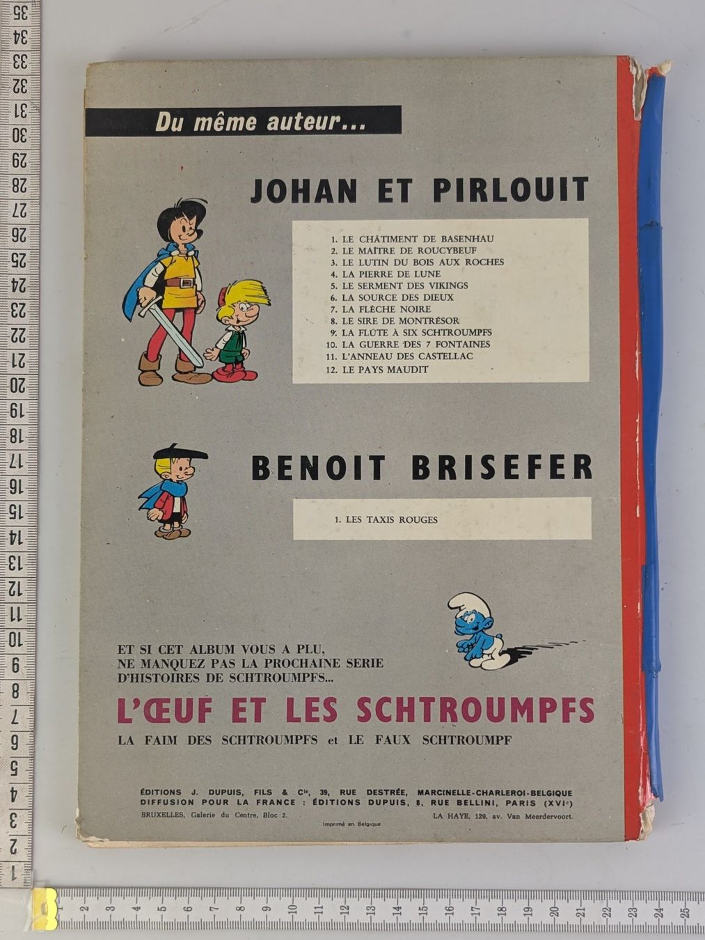 Fumetti: Antiker "Schlümpfe" Comic: Les Schtroumpfs Noirs, 1965 – Usato da Zürich venduto da 1.Simon 2