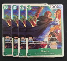 4x OP17-022 SHANKS SR - ONE PIECE CARS GAME