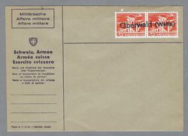 BRIEF, STAB-0 OBERWALD (Wallis), SAUBER