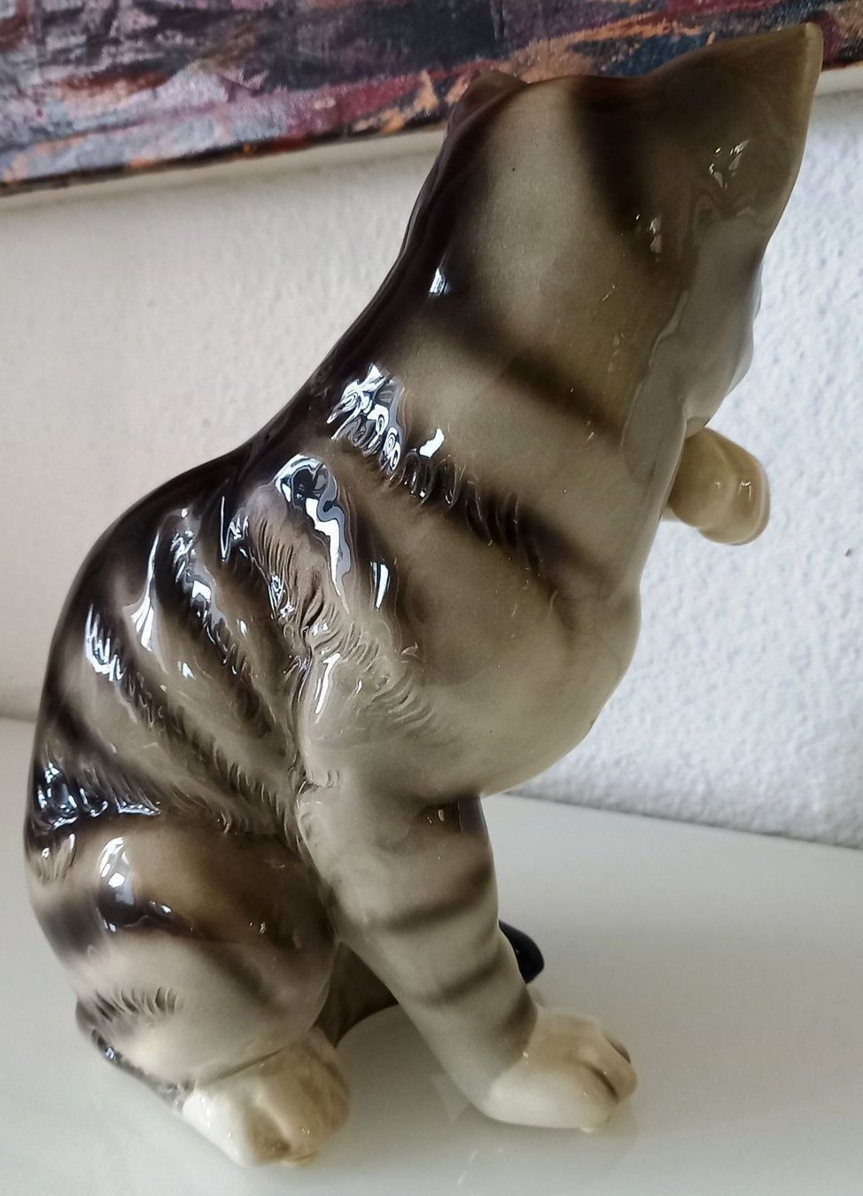 Statuette: Wunderschöne. grosse Katze von Göbel – Usato da Wallisellen venduto da prada008 1