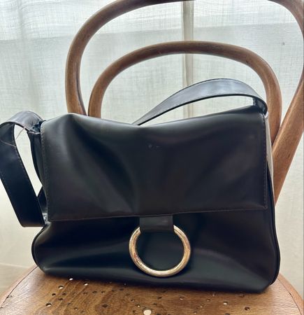 Sac Sequoia vintage en cuir marron - parfait pour l'automne!