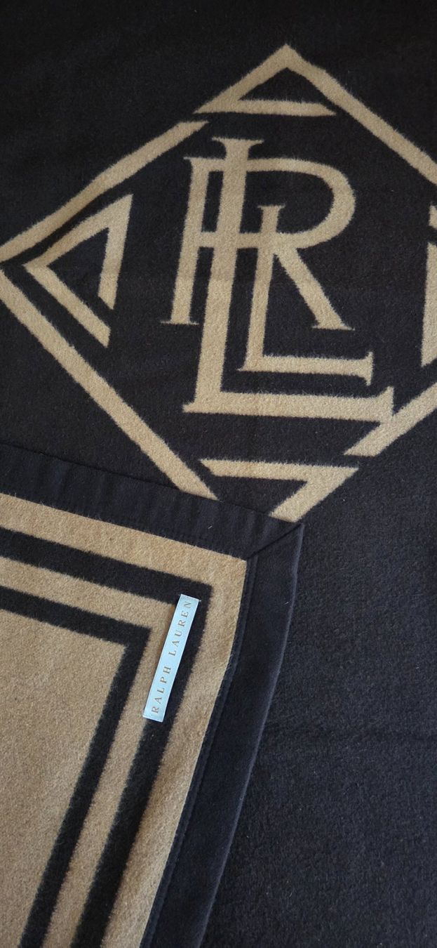 Ralph Lauren Decken: Ralph Lauren Monogram Logo Tagesdecke – Neu (gemäss Beschreibung) aus Zürich von Nala2811