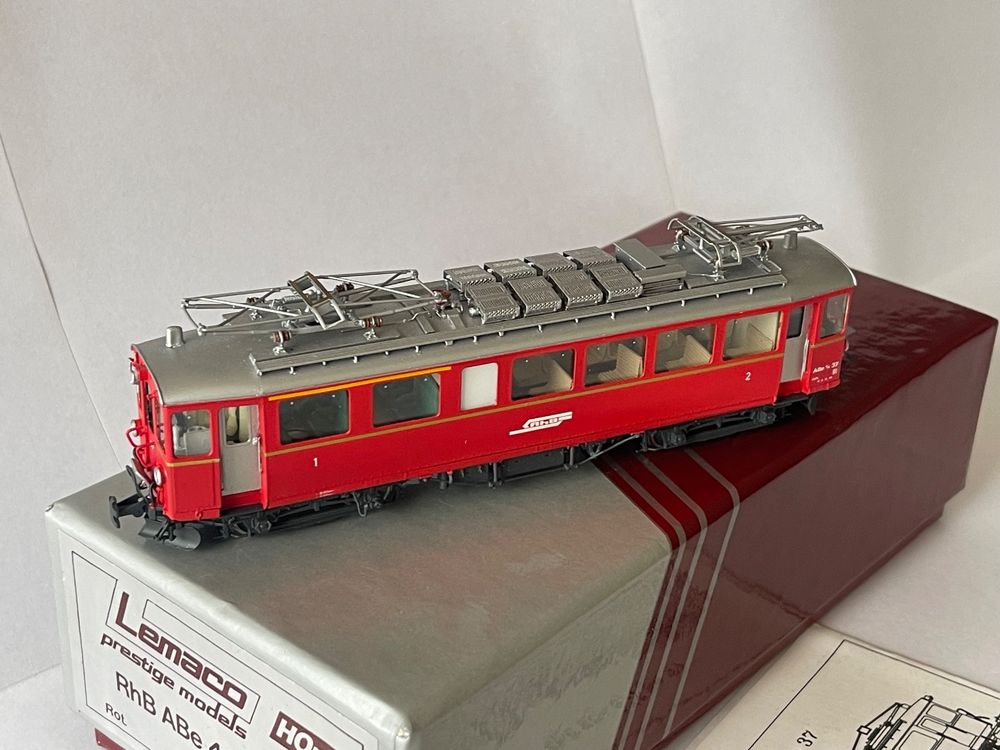 LEMACO H0m-012: RhB ABe 4/4 37 (Neu und originalverpackt) in Hünibach ...