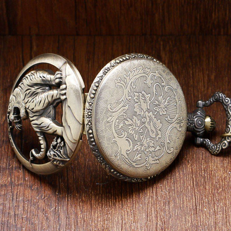 Orologi: Taschenuhr Tiger Halskette – Nuovo e nell'imballaggio originale da Gurmels venduto da Swisspod 3