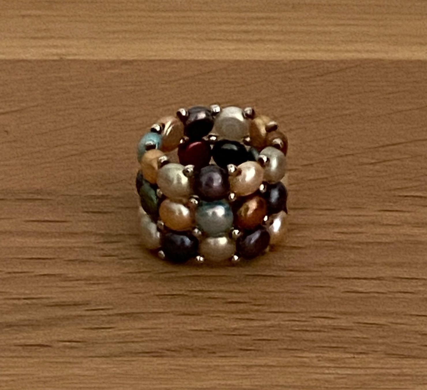 Bagues: Bague perles véritables multicolores – Neuf (Voir description) à Genève par kik_8jd6 3