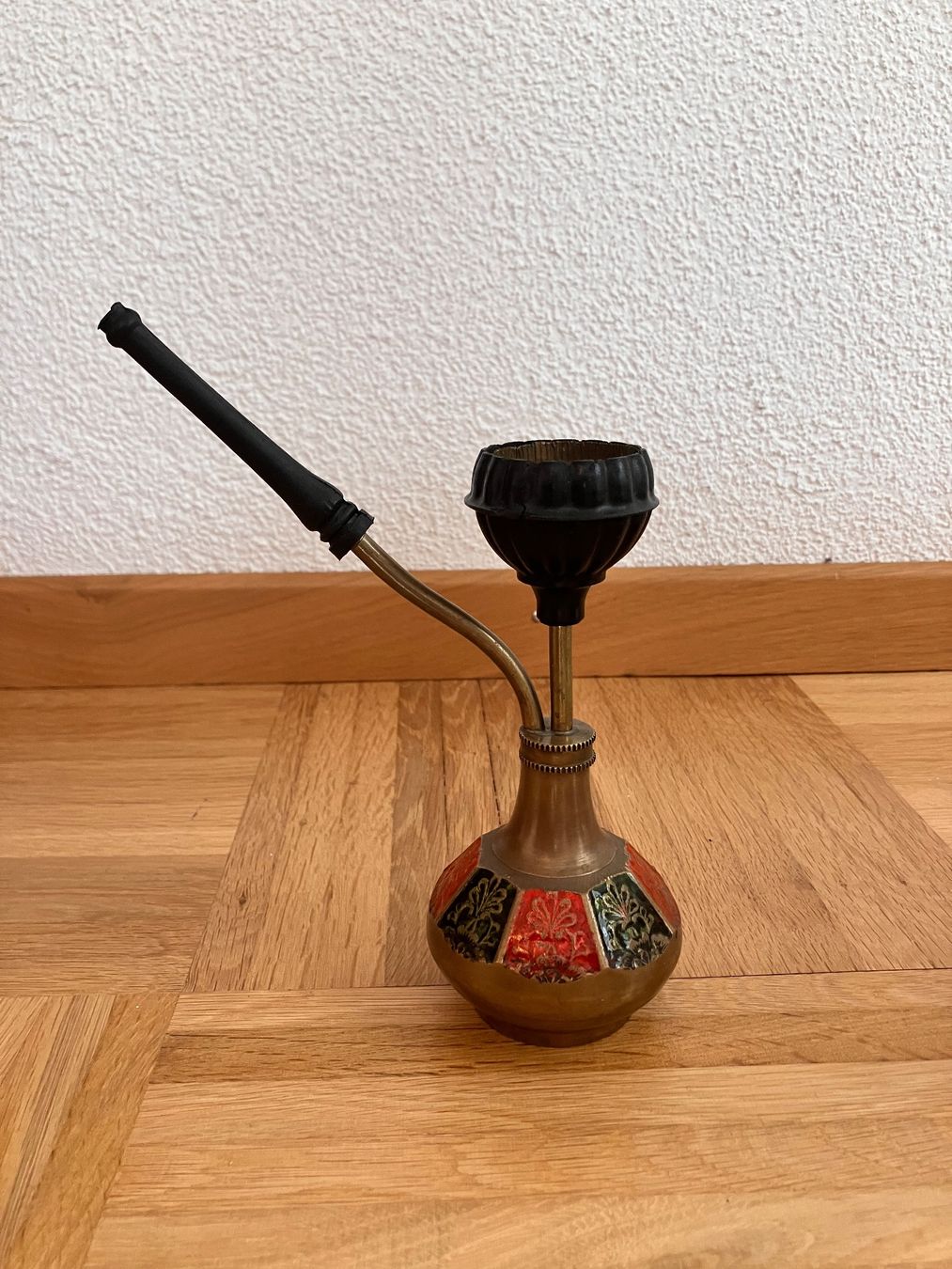 Narghilé: Shisha Wasserpfeife Messing & Emaille – Usato da St.Gallen venduto da michel_simone