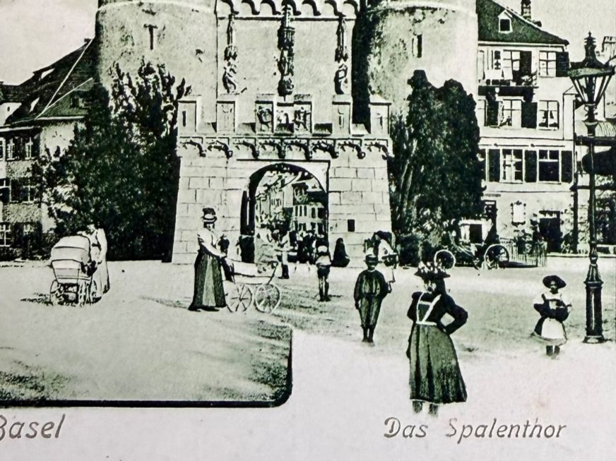 Cartes postales: Basel - Spalenthor - Animée antik – D'occasion à Lutry par Ediego 1