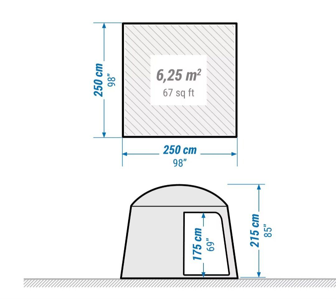 Decathlon Verande & Tende da sole: Aufenthaltszelt für Camping oder Hundeausstellung – Nuovo (secondo la descrizione) da Aesch LU venduto da Antar76 3