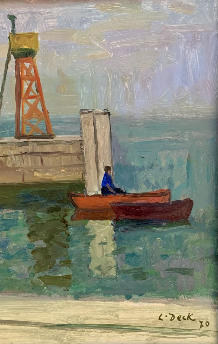 Dipinti: Schweizer Kunst - Leo DECK (1908-1997) – Usato da Düdingen venduto da polytropon_5 2