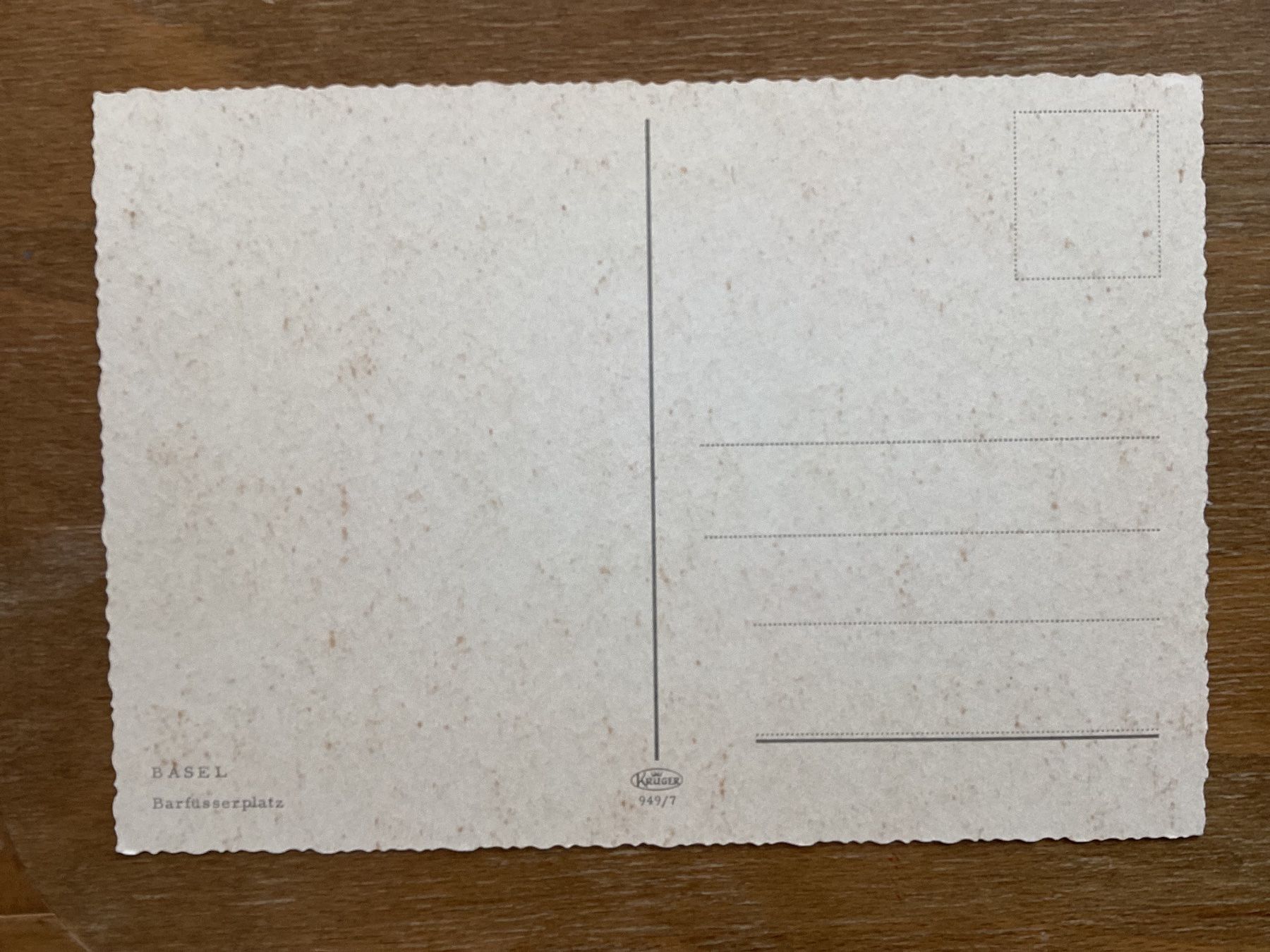 Cartes postales: AK Basel. Barfüsserplatz – D'occasion à Zürich par Tolima194 1