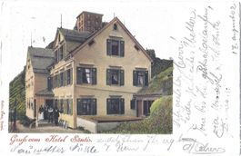 Gruss  vom  Hotel  Säntis.    (belebt)