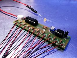 10fach Lauflichtmodul 4.5/12V-DC Bausatz