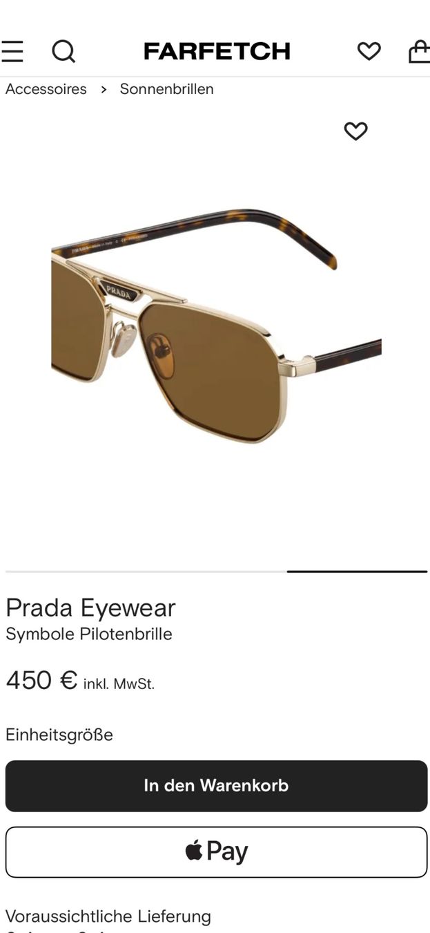 Occhiali & Lenti: Prada Sonnenbrille – Usato da Basel venduto da Lady_591-184_ 1