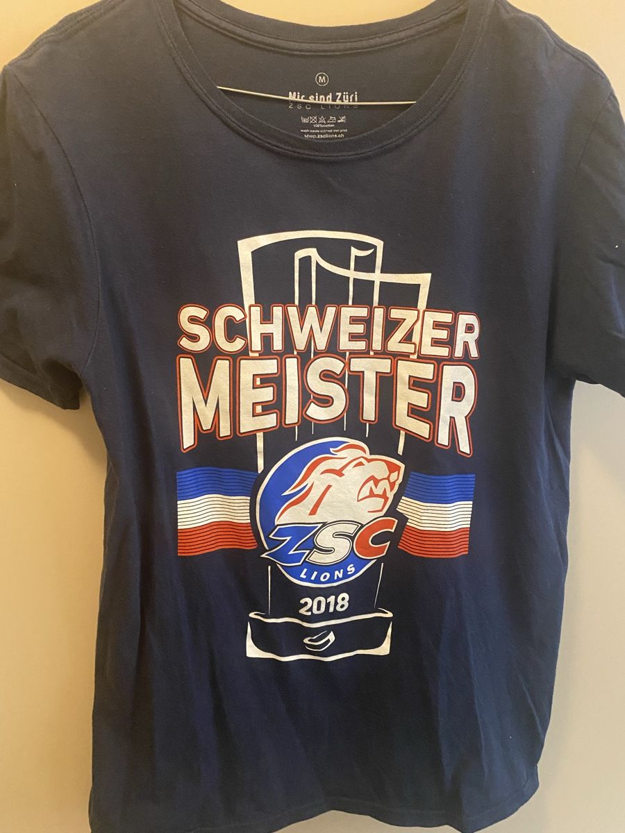 T-Shirts: ZSC Meister Shirt 2018,Gr.M – Gebraucht aus Greifensee von Chris286