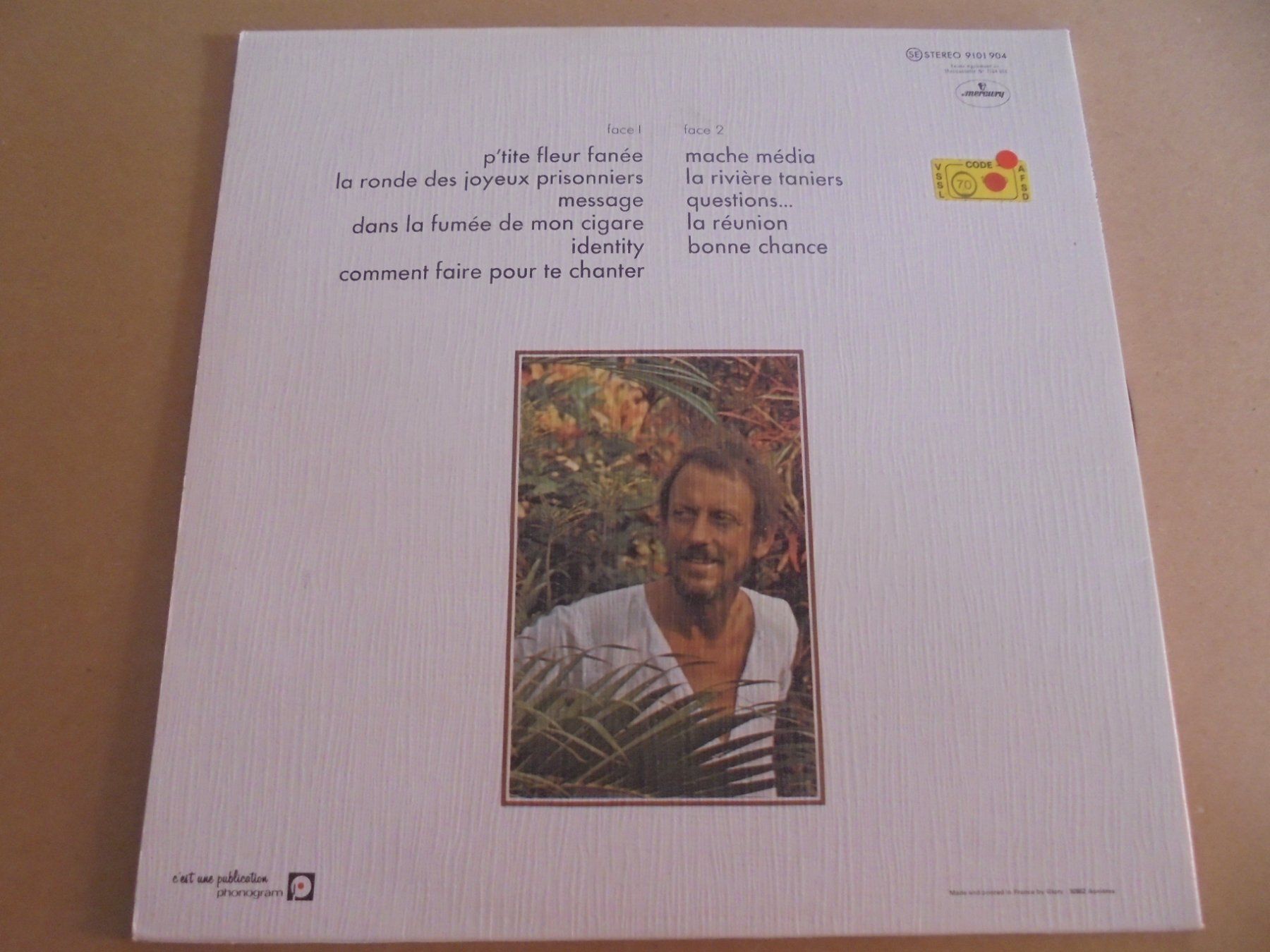 Dischi in vinile: Graeme Allwright " questions..." LP France 1978 – Usato da Crissier venduto da Promopost 2