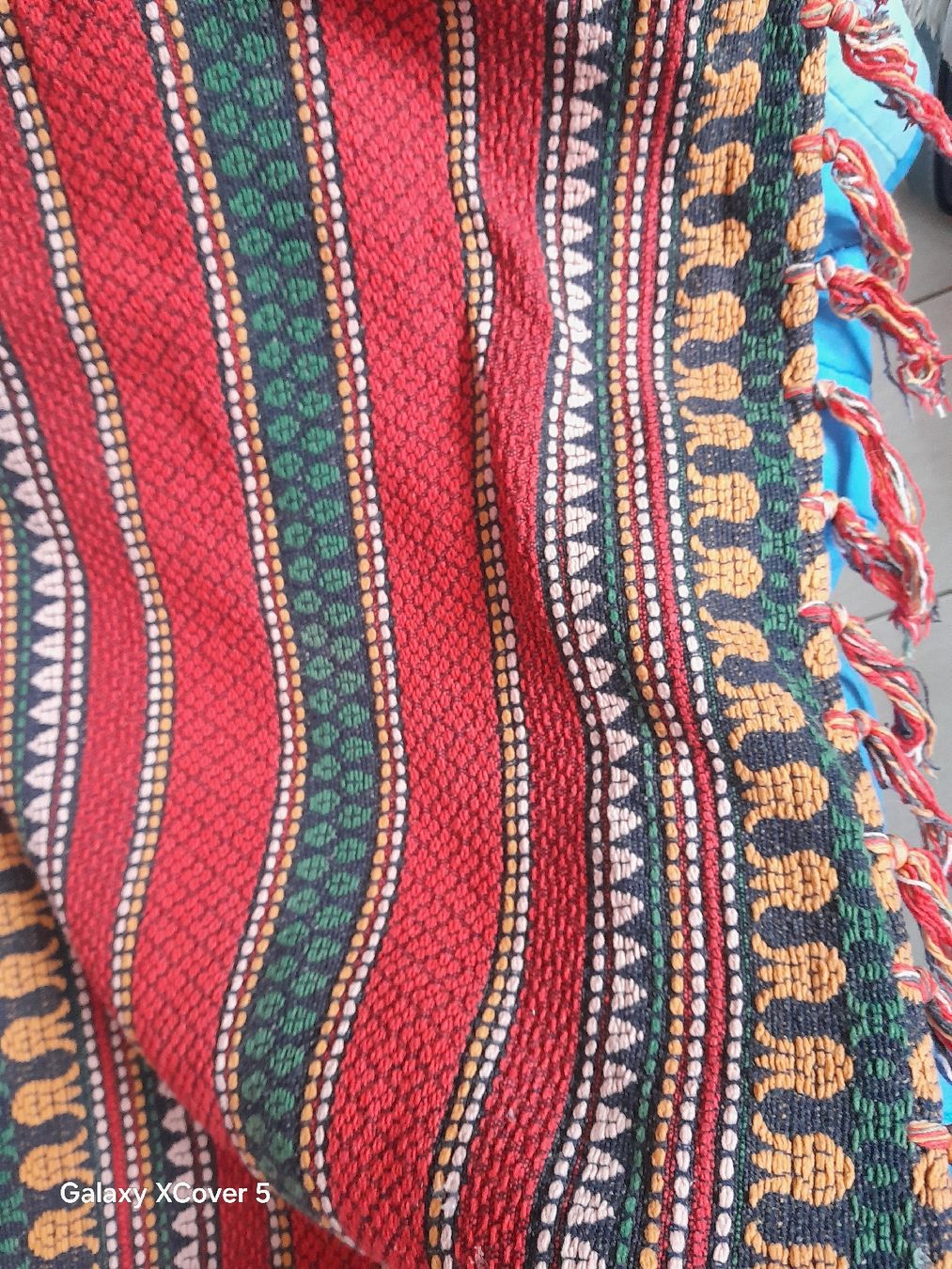 Coperte: Coperta a righe rosse  dorati e verdi – Usato da Carena venduto da bdi_dz9m 2