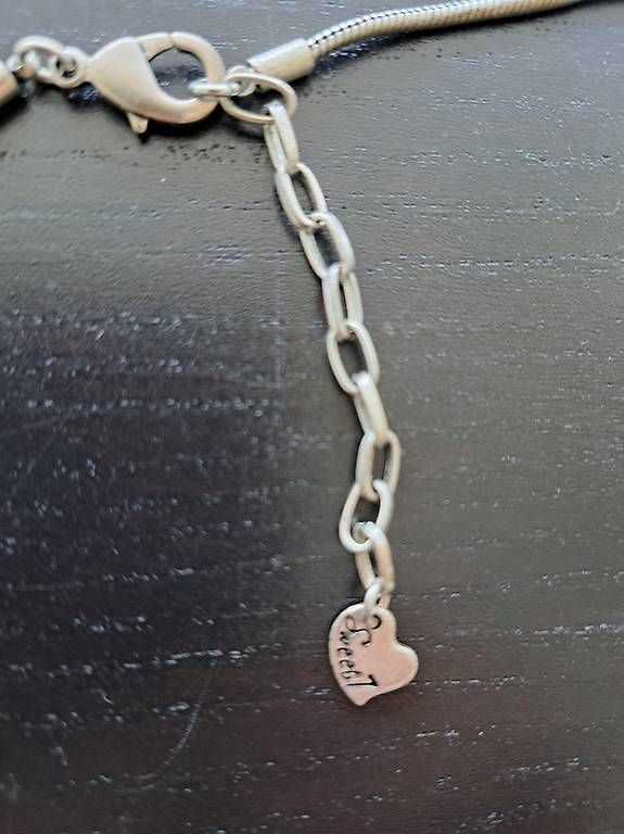 Catenine: Modeschmuck Halskette mit Perlmutt-Einlage Länge: 40 cm – Usato da Rothrist venduto da sal_k6ss 4