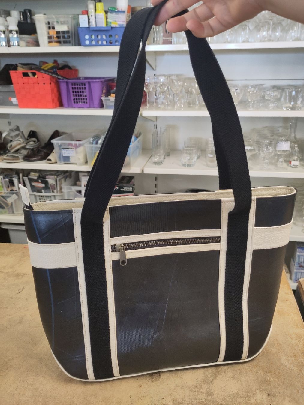 Borse: Schreif Lektorin Schultertasche Leder – Usato da Pratteln venduto da Cartonsducoeur_bl