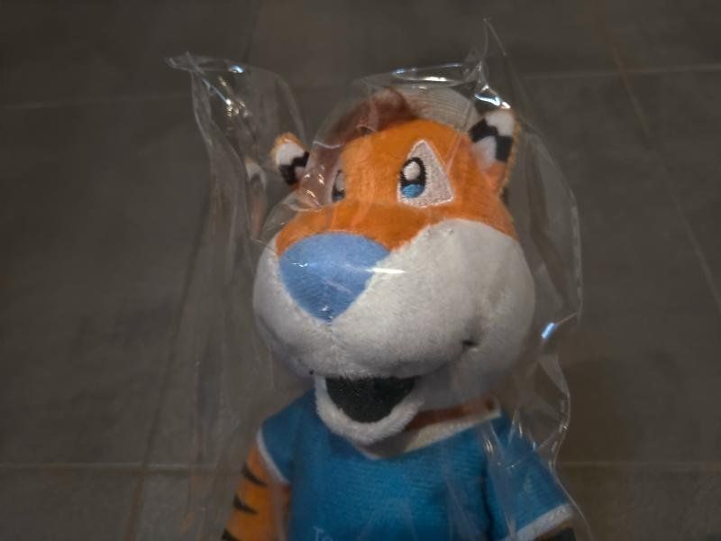Giocattoli: Plüschfigur Tiger "Texpress Textilpflege" 26cm – Nuovo e nell'imballaggio originale da Oberbuchsiten venduto da Peterkeist