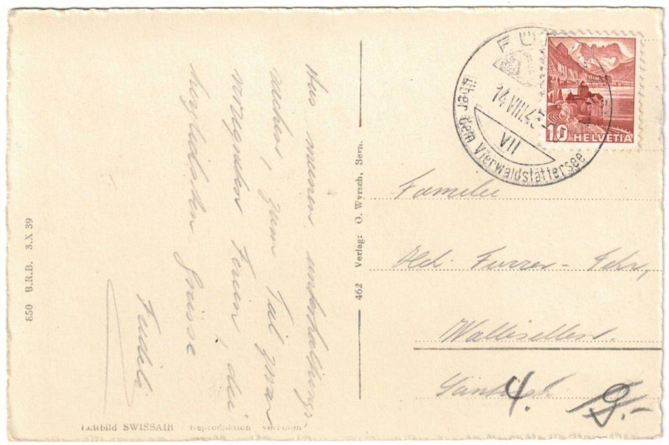 Cartoline postali: Fürigen - Standseilbahn – Usato da Binningen venduto da Mountainrider 1