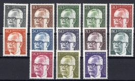 R6597  /  Allemagne Gustav Heinemann 1970-1971 neufs XX