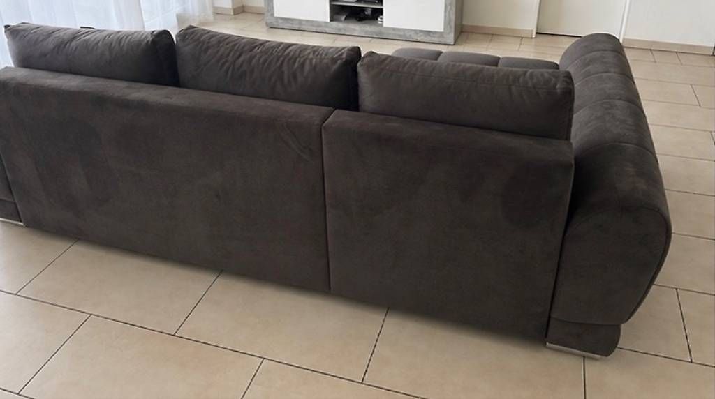 Sofas: Ecksofa Anthrazit mit Bettfunktion – D'occasion à Frick par Mic_18sco 2